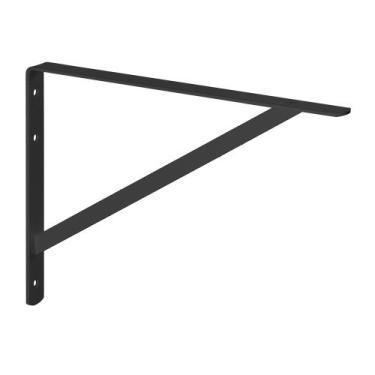 Imagem de Suporte Mão francesa Leve 20cm até 25kg PRETO - Multivisão