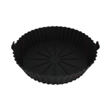 Imagem de Forro De Silicone Reutilizável Para Air Fryer, Bandeja De Cozimento De
