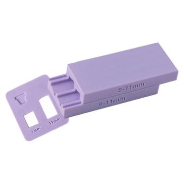 Imagem de KiBcsLic Mini formador de para vasos de flores 9 mm 11 mm com marcas de medição para criar vasos de plantas 3D, ferramenta de rolamento leve, Roxo