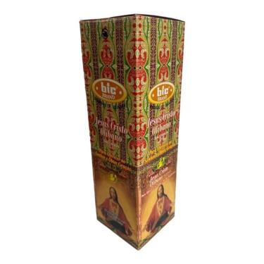 Imagem de Incenso Indiano Bic Jesus Cristo Olíbano 25 Caixas 8