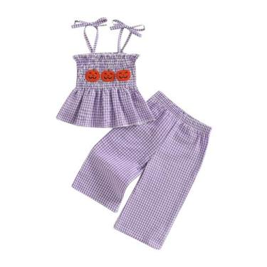 Imagem de Roupa de Halloween para menina Kayotuas Pumpkin Purple 4-5 anos
