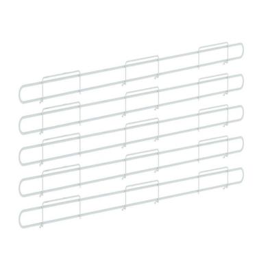 Imagem de Anteparo frontal amapa 092 branco bandeja gondola kit 10