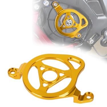 Imagem de Capa protetora de motor para Sur Ron, capa de polia PSLER CNC, protetor de motor para bicicleta suja elétrica Sur‑Ron Light Bee X/S/L1E Segway X260 X160 EBike (dourada)