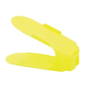 Imagem de Kit 6 Organizadores de Sapato Saltos Tênis Ajustável Cores (Amarelo)