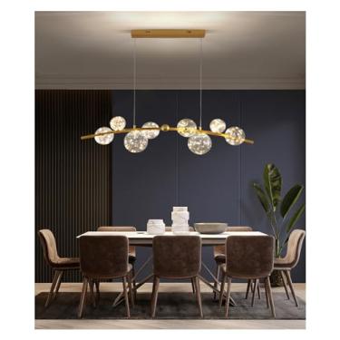 Imagem de moderno - lustre minimalista sala de estar quarto lustre sala de jantar bola de vidro ilha de cozinha lustre LED, decoração moderna
