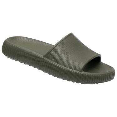 Imagem de Tamanco Ortopédico Chinelo Nuvem Ideal Para Esporao e Dores Nas Pernas (Verde/Militar, BR, Adulto, Faixa Numérico, 35, 36)