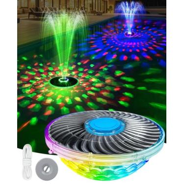 Imagem de Fonte solar para piscina UniWater 2025 atualizada com show de luzes