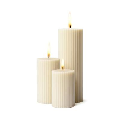 Imagem de Kit de Velas Decorativas de Cera Vegetal – Velas Artesanais para Decoração