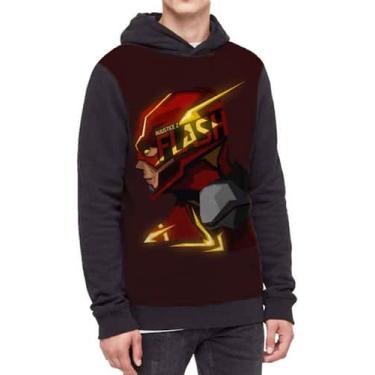 Imagem de Moletom Com Capuz The Flash O Flash Ref:332 - smoke, Preto, GG