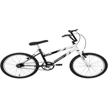 Imagem de Bicicleta de Passeio Ultra Bikes Esporte Bicolor Aro 20 Reforçada Freio V-Brake Infantil Juvenil Preto/Branco