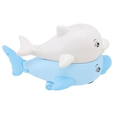 Imagem de Naroote Brinquedo de água Em Spray de Banho de Golfinho, Aparência Fofa, Cantos Arredondados, Música Dinâmica, Brinquedo de Spray de água de Banheiro para Piscinas
