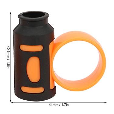 Imagem de Domary Ferramenta Giratória do Controlador de Dedo Antiderrapante para Controle de Baqueta de Tambor para Bateristas (Preto Laranja)