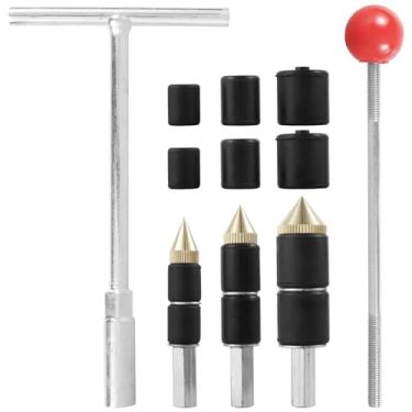 Imagem de LEEZDTTXAN 11 kit de rolha de água de tubo de emergência 304 ferramenta de parada de água quente de aço inoxidável resistente tubo PPR agulha de parada de água com chave inglesa ferramenta de água