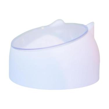 Imagem de Generic Hamster Areia Tigela de Banho Caixa de Areia Fácil de Limpar Recipiente de para Cavar Banheira para Pequenos Animais Chinchila Ratos Ouriço, Branco