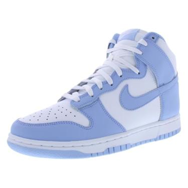 Imagem de Nike Feminino Dunk High WMNS DD1869 102 Futebol Cinza - Tamanho, Azul, branco., 5.5