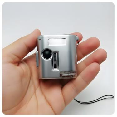 Imagem de Microscópio Lupa de Precisão, 60x, com LED e Luz UV, para Joalheiros e Relojoeiros