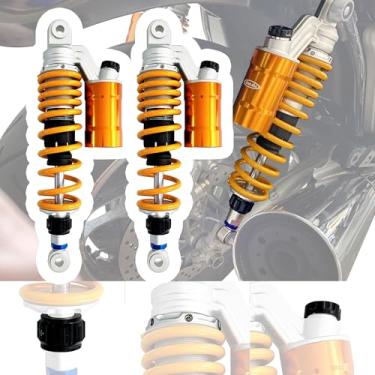 Imagem de Arashi Amortecedores Carregados com Nitrogênio 360 mm/14" Suspensão Traseira para Triumph Bonneville 2007-2015 SE 2009-2015, Scrambler 865 2006-2015, Thruxton 900 2005-2016, Acessórios para