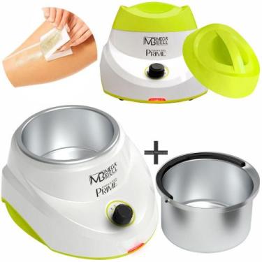 Imagem de Termocera Aquecedor Cera Quente Panela Mega Bell +Refil 500G, Bivolt -