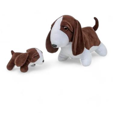 Imagem de Beagle com 1 Filhote Pelúcia