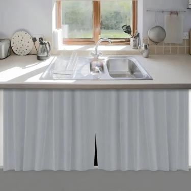 Imagem de 2X Cortina Em Pvc Box De Pias/Tanques/Armários/Dispensa Cor