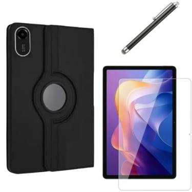 Imagem de Capa Case Giratoria Para Tablet Redmi Pad 2 + Película de Vidro Temperado 9H + Caneta Touch - Phone Palace