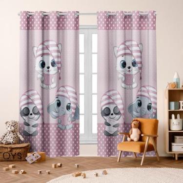 Imagem de Cortina Infantil Estampada Blackout 2,80X 2,20 para Quarto, Criança, B