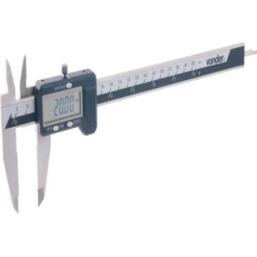 Imagem de Paquímetro digital 200mm 0,01mm aço inox pd-200 - Vonder