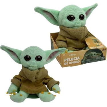 Imagem de Brinquedo Pelúcia Disney Grogu de Ombro Star Wars Baby Yoda - 79084894