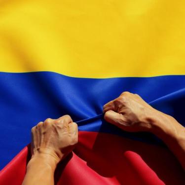 Imagem de Flag Anley à prova de rasgos, dupla face, 3 camadas, Colômbia, 90x150c