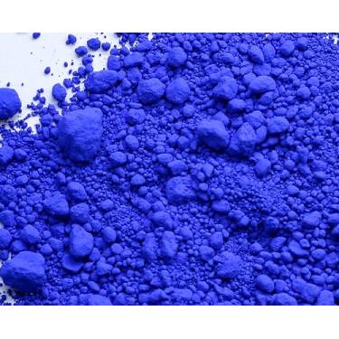 Imagem de Pigmento em pó de óxido azul ultramarino fosco - 1,1 kg - pigmento de concreto, pigmento de cor de cimento, corante epóxi de resina, corante para detergente, gesso, massa, argamassa, lavagem de limão