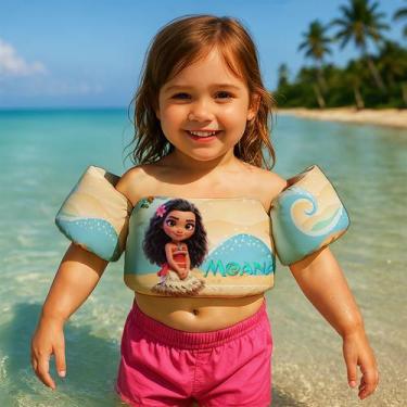 Imagem de Colete Salva Vidas Infantil Boia de Braço para Praia Piscina Tema Prin