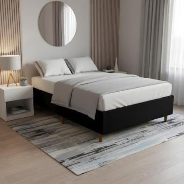 Imagem de Base Cama Box Solteiro Padrão 88x188x37 Cor Preto - Mundo Das Beliches