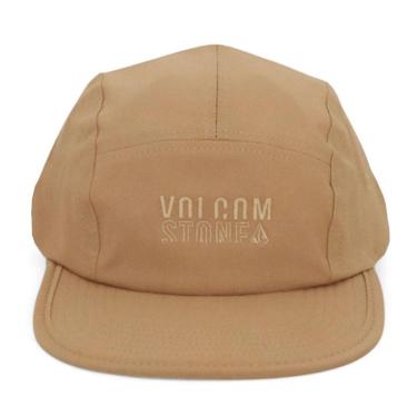 Imagem de Boné Volcom Five Panel Clue - Bege (Aba Flexível)-Unissex