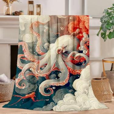 Imagem de Cobertor de polvo, cobertor de polvo, super macio, de flanela de pelúcia, presentes para meninos, meninas, homens, mulheres, amantes, adultos, coisas para decoração de quarto de sofá-cama 101 x 127 cm