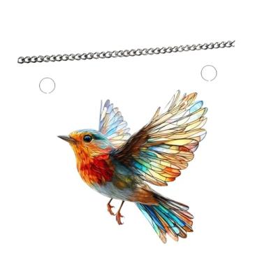 Imagem de Bothyi Painel de apanhador de sol em forma de, com acabamento em verniz, para pendurar, ideal para fotos. Perfeito para criar um arco-íris e