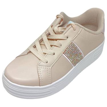 Imagem de Tenis Infantil Menina Conforto Dia a Dia Elegante Pink Cats