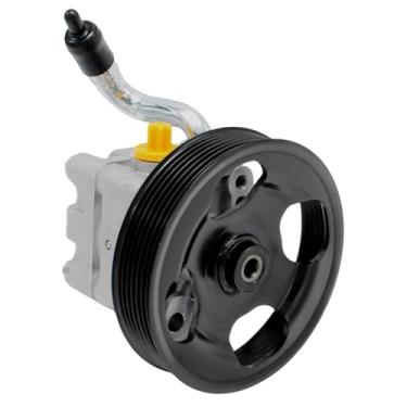 Imagem de HTRUIKEI Conjunto de bomba de direção hidráulica com polia | Compatível com Nissan 370Z 3.7L 2009-2017 e Infiniti G37 Q50 Q60 QX70 | Substitui peça OE # 21-394, 32100-JK00A, 32100-JK00B