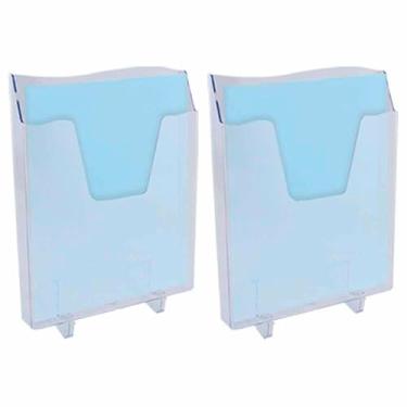 Imagem de Kit 2 Quadro De Avisos Expositor Revistas Tamanho A4 Dello