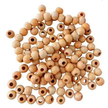 Imagem de MaryLavender Miçangas de porcelana redondas de cerâmica espaçador de porcelana kit de miçangas para artesanato de joias faça você mesmo artesanato 100 peças