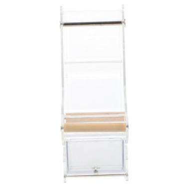 Imagem de 1pc Bird Feeder Acrylic Dispenser for Parrots Automatic Food Container for Garden Outdoor Use Design for Mixed Bird Food Easy to Clean Capacity