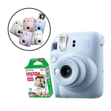 Imagem de Câmera Instantânea Instax Mini 12 Azul Claro com Filme de 10 poses - F