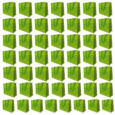 Imagem de Bolsa Ecobag Ecologica Kit 50 Uni Retornavel Dobravel Mercado Compras