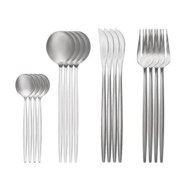 Imagem de Jogo De Talheres Inox Prata 16Pcs - Royal Norfolk