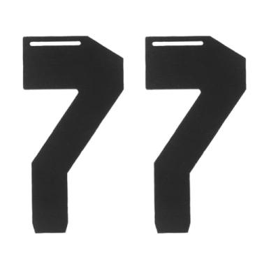 Imagem de 2 peças Tactical Molle Mag Pouch Diagonal 45 graus Magic Fastener Strap – Faixa de retenção ajustável com gancho e laço para cinto tático (direita-mão-preto)