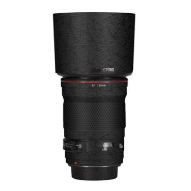 Imagem de EF 135 2 Película de lente de câmera adesivo antiarranhões para Canon EF 135 mm F2 Coat Vinil Película Protetora Decalques (Splash Ultra Preto)
