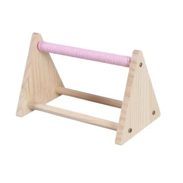 Imagem de Fxzqgnh Suporte para, Poleiro para, área de Recreação Estável, Suporte para Afiar As Garras de Periquitos, Agapornis, Calopsitas, Rosa