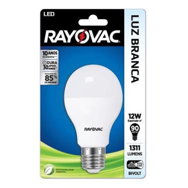 Imagem de Lampada Rayovac Led A65 12w Bivolt Branca