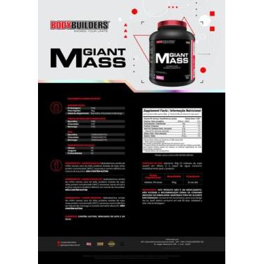 Imagem de Kit 4X Giant Mass 3Kg - Bodybuilders