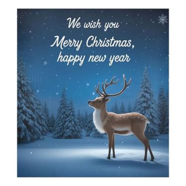 Imagem de SEHANY Capa magnética para lava-louças de veado de Natal, adesivos magnéticos para decoração de Natal antiarranhões para painel de geladeira e lava-louças, decoração de Natal de cozinha doméstica 58 x