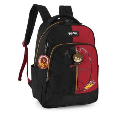 Imagem de Mochila Harry Potter Gryffindor Plataforma Quadribol Preto - Luxcel